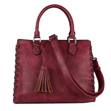 Load image into Gallery viewer, Concealed Carry Purse - Locking Laced Ann Satchel by Lady Conceal