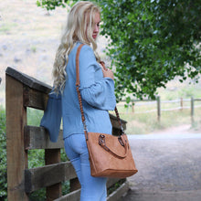 Load image into Gallery viewer, Concealed Carry Ella Braided Tote by Lady Conceal