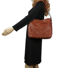 Load image into Gallery viewer, Concealed Carry Ashley Chain Hobo by Lady Conceal