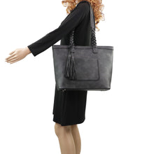 Load image into Gallery viewer, Concealed Carry Cora Stitched Tote
