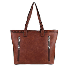 Load image into Gallery viewer, Concealed Carry Cora Stitched Tote by Lady Conceal