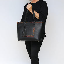 Load image into Gallery viewer, Concealed Carry Cora Stitched Tote by Lady Conceal