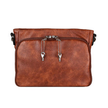 Load image into Gallery viewer, Concealed Carry Stitched Skylar Crossbody Organizer by Lady Conceal