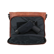 Load image into Gallery viewer, Concealed Carry Stitched Skylar Crossbody Organizer by Lady Conceal
