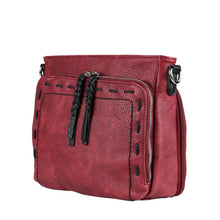 Load image into Gallery viewer, Concealed Carry Stitched Skylar Crossbody Organizer by Lady Conceal