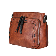 Load image into Gallery viewer, Concealed Carry Stitched Skylar Crossbody Organizer by Lady Conceal