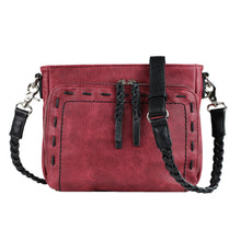 Load image into Gallery viewer, Concealed Carry Stitched Skylar Crossbody Organizer by Lady Conceal