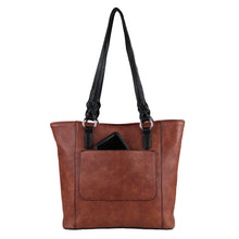 Load image into Gallery viewer, Concealed Carry Grace Two-tone Tote with Wallet by Lady Conceal