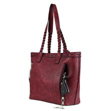 Load image into Gallery viewer, Concealed Carry Sophia Stitched Tote by Lady Conceal