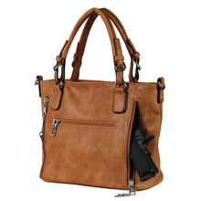 Load image into Gallery viewer, Concealed Carry Ella Braided Tote by Lady Conceal, Cinnamon
