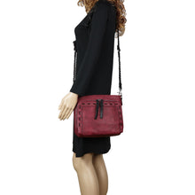 Load image into Gallery viewer, Concealed Carry Stitched Skylar Crossbody Organizer by Lady Conceal