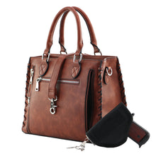 Load image into Gallery viewer, Concealed Carry Laced Ann Satchel by Lady Conceal