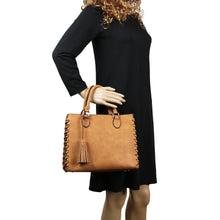 Load image into Gallery viewer, Concealed Carry Purse - Locking Laced Ann Satchel by Lady Conceal