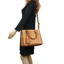 Load image into Gallery viewer, Concealed Carry Purse - Locking Laced Ann Satchel by Lady Conceal