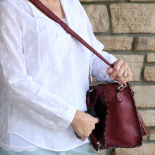 Load image into Gallery viewer, Concealed Carry Purse - Locking Laced Ann Satchel by Lady Conceal
