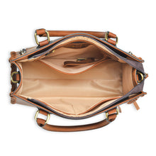 Load image into Gallery viewer, Concealed Carry Emma Leather Satchel by Lady Conceal