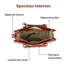 Load image into Gallery viewer, Concealed Carry Emma Leather Satchel