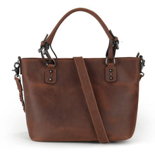 Load image into Gallery viewer, Concealed Carry Bailey Leather Satchel by Lady Conceal