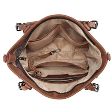 Load image into Gallery viewer, Concealed Carry Bailey Leather Satchel by Lady Conceal