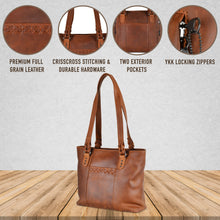 Load image into Gallery viewer, Concealed Carry Peyton Leather Tote