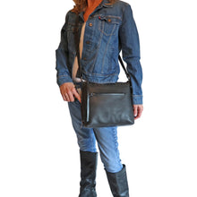Load image into Gallery viewer, Concealed Carry Faith Leather Crossbody by Lady Conceal