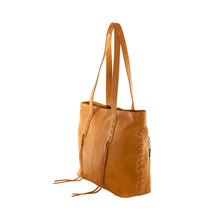 Load image into Gallery viewer, Concealed Carry Large Leather Norah Laced Tote