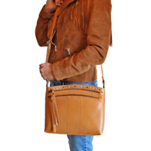 Load image into Gallery viewer, Concealed Carry Brynn Arched Leather Crossbody by Lady Conceal