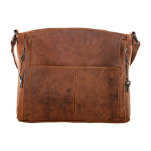 Load image into Gallery viewer, Concealed Carry Brynn Arched Leather Crossbody