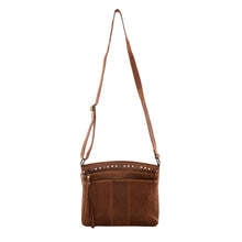 Load image into Gallery viewer, Concealed Carry Brynn Arched Leather Crossbody