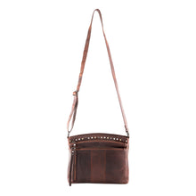 Load image into Gallery viewer, Concealed Carry Brynn Arched Leather Crossbody