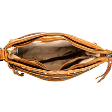 Load image into Gallery viewer, Concealed Carry Brynn Arched Leather Crossbody