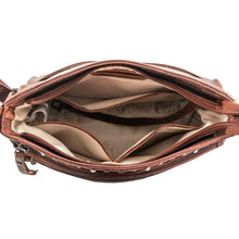 Load image into Gallery viewer, Concealed Carry Brynn Arched Leather Crossbody