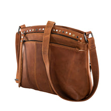 Load image into Gallery viewer, Concealed Carry Brynn Arched Leather Crossbody