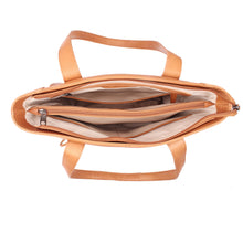 Load image into Gallery viewer, Concealed Carry Medium Leather Reagan Laced Tote by Lady Conceal