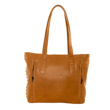 Load image into Gallery viewer, Concealed Carry Medium Leather Reagan Laced Tote