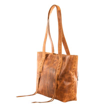 Load image into Gallery viewer, Concealed Carry Medium Leather Reagan Laced Tote