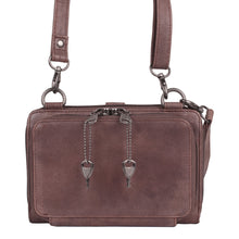 Load image into Gallery viewer, Concealed Carry Millie Leather Crossbody Organizer