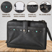 Load image into Gallery viewer, Concealed Carry Millie Leather Crossbody Organizer