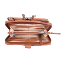 Load image into Gallery viewer, Concealed Carry Millie Leather Crossbody Organizer