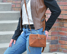 Load image into Gallery viewer, Concealed Carry Millie Leather Crossbody Organizer