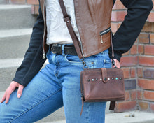 Load image into Gallery viewer, Concealed Carry Millie Leather Crossbody Organizer