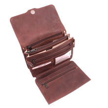 Load image into Gallery viewer, Concealed Carry Jolene Leather Crossbody Organizer