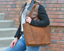 Load image into Gallery viewer, Concealed Carry Kendall Leather Tote