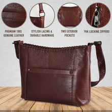 Load image into Gallery viewer, Concealed Carry Juliana Leather Hobo