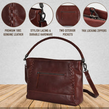 Load image into Gallery viewer, Concealed Carry Lacey Leather Tote