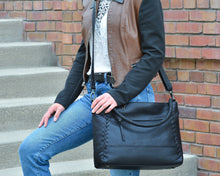 Load image into Gallery viewer, Concealed Carry Lacey Leather Tote