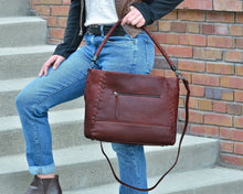 Load image into Gallery viewer, Concealed Carry Lacey Leather Tote