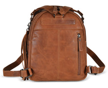 Load image into Gallery viewer, Concealed Carry Sawyer Leather Backpack by Lady Conceal