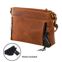 Load image into Gallery viewer, Concealed Carry Josie Leather Crossbody