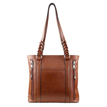 Load image into Gallery viewer, Concealed Carry Bella Leather Tote by Lady Conceal